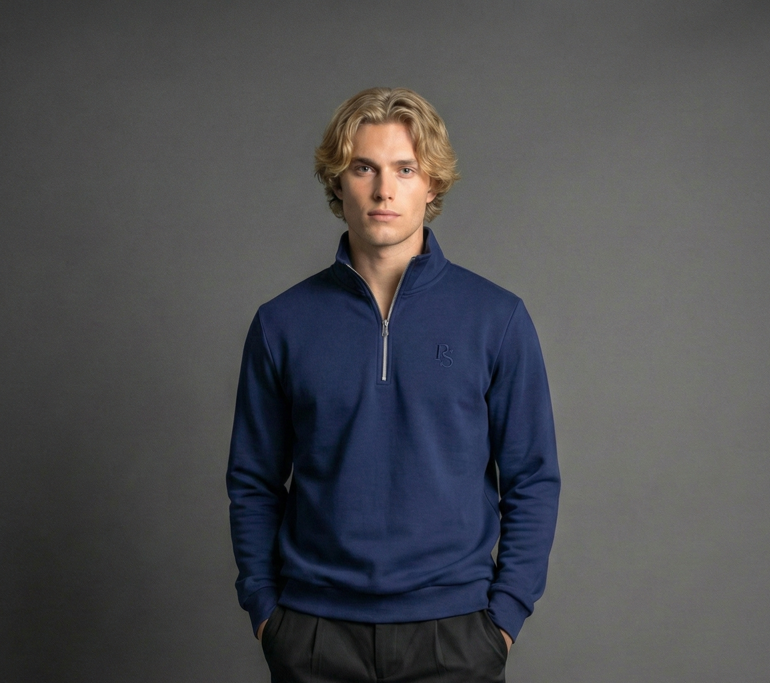 Navy Blue Quarter Zip