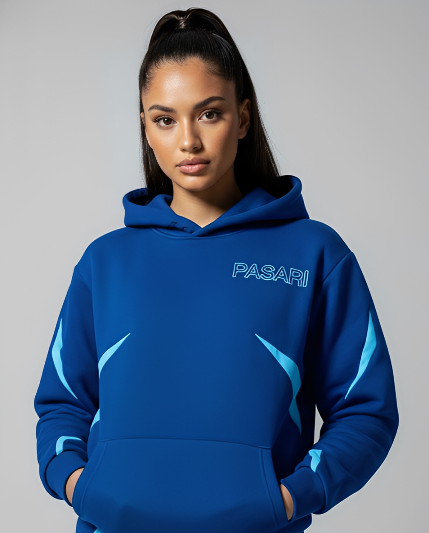 Pasari Blue Hoodie