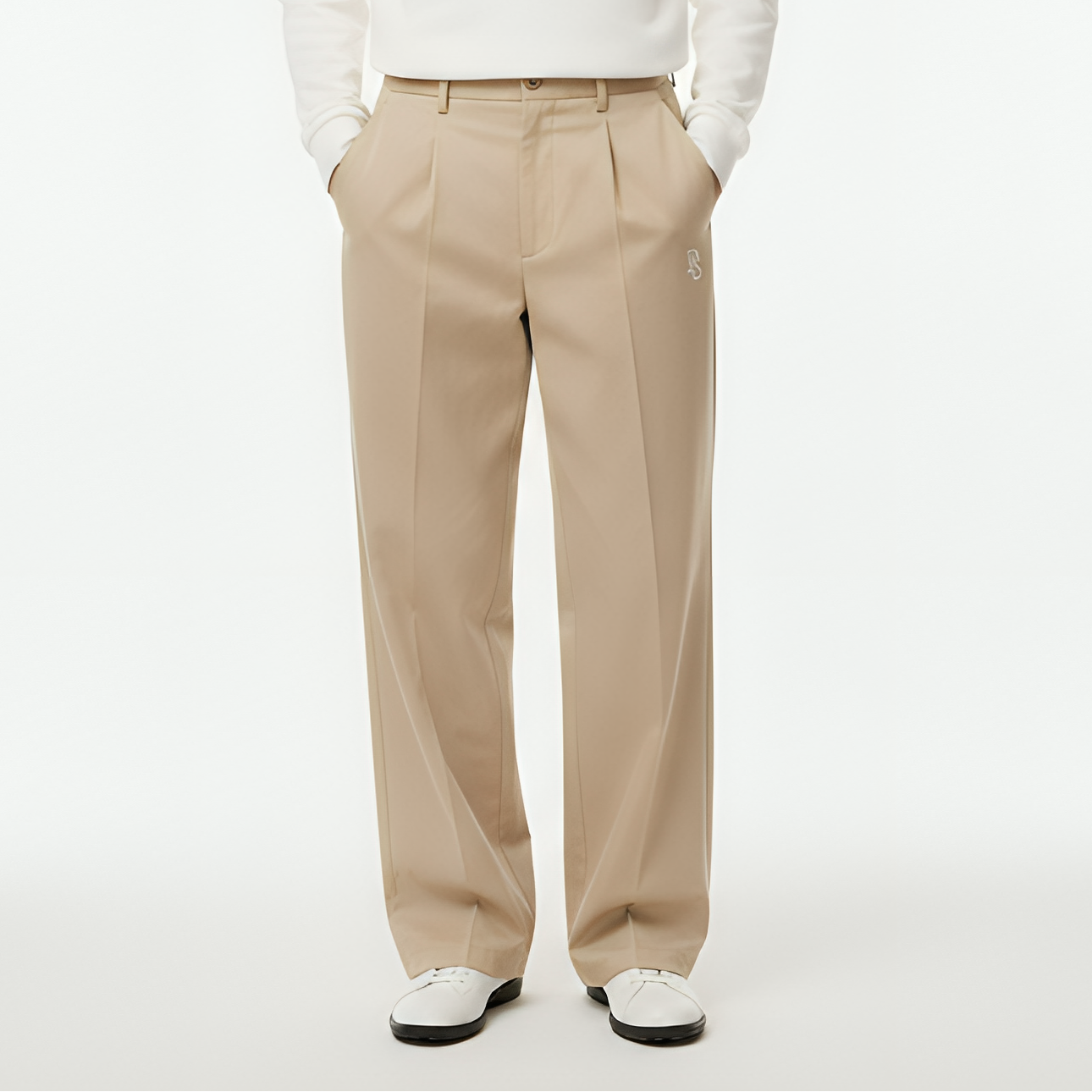 Pasari Beige Trousers