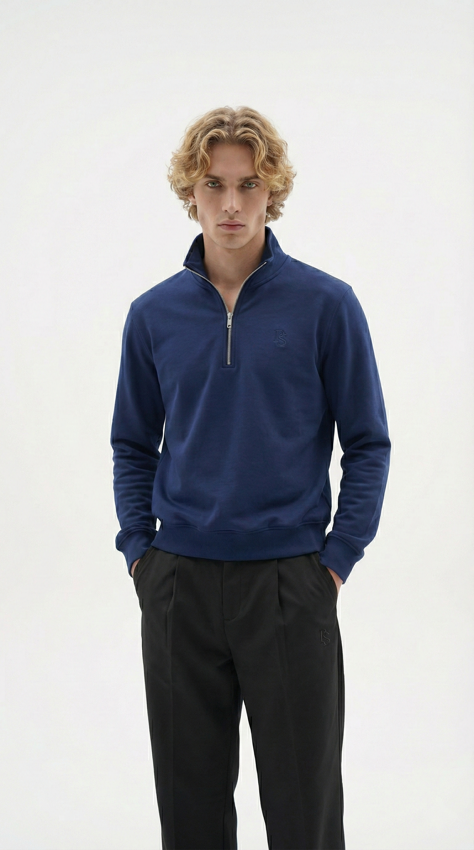 Pasari Navy Blue & Black SET