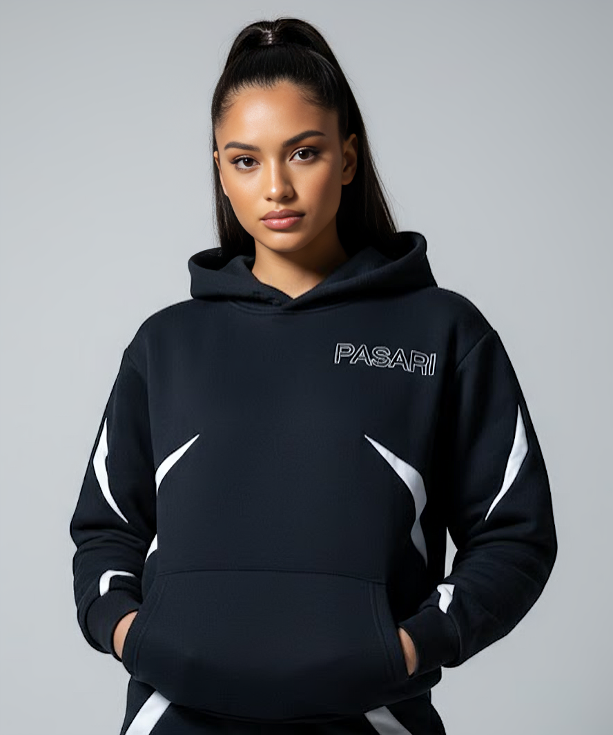 Black Pasari Hoodie