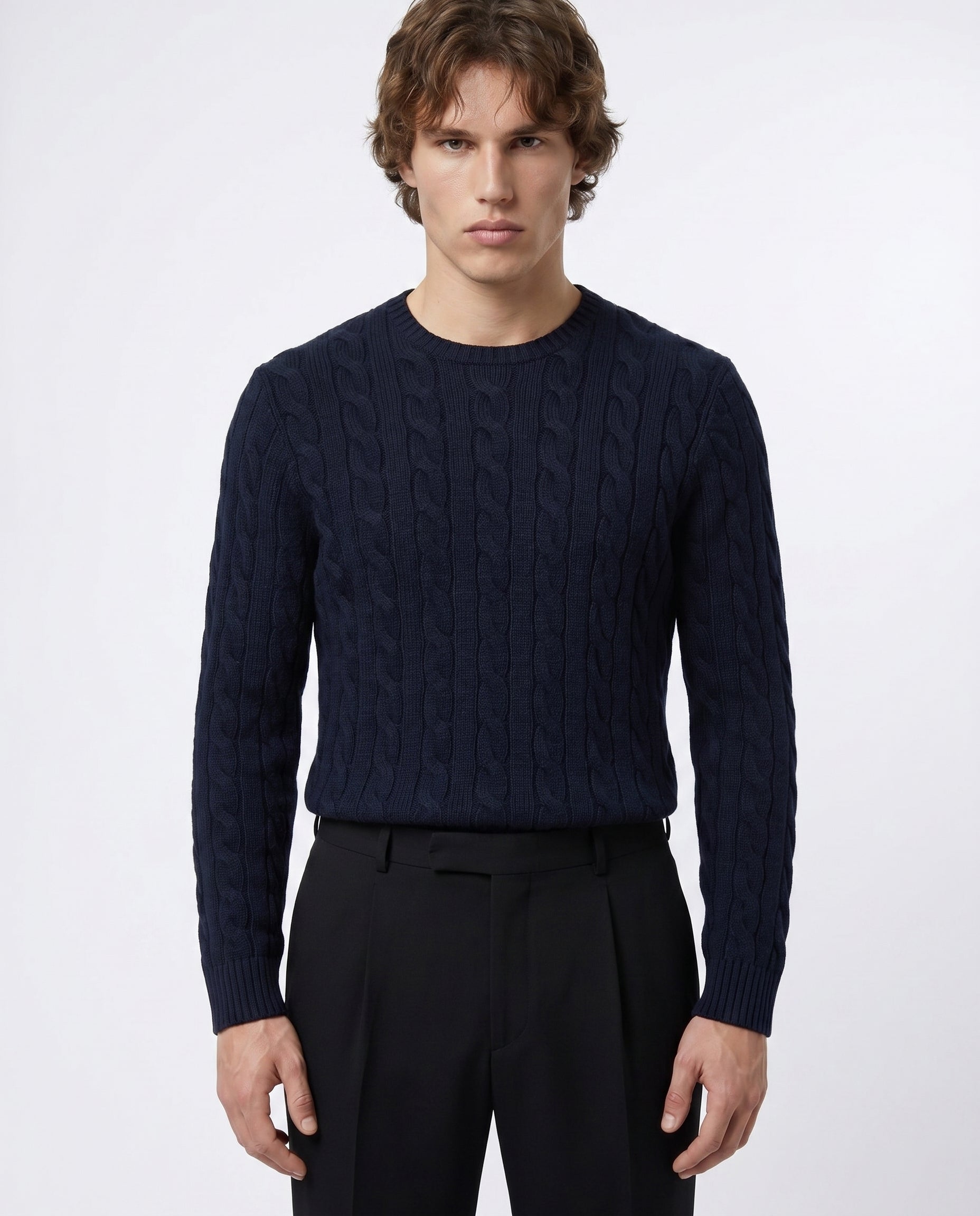 Navy blue sweater
