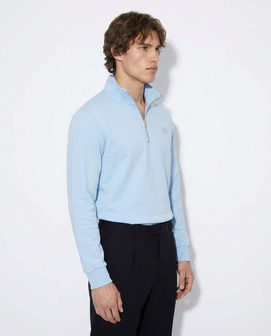 Baby blue Quarter zip